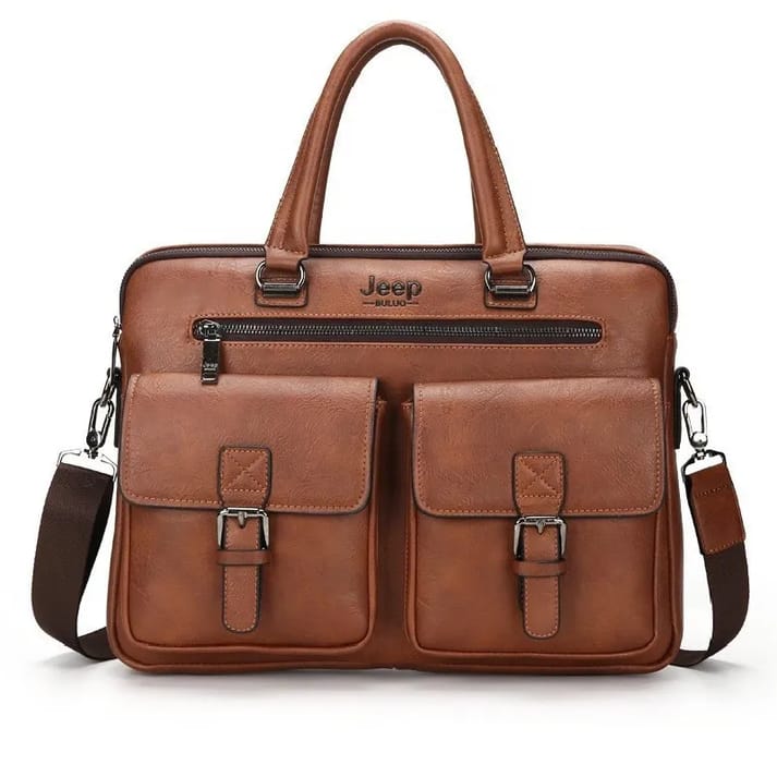 Cartable Business Jeep Buluo en Cuir – Praticité & Style au Quotidien
