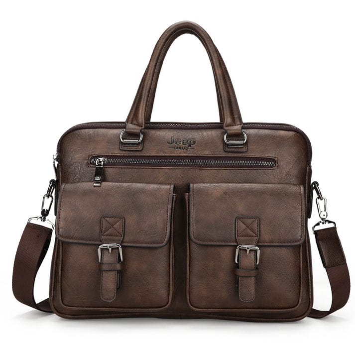 Cartable Business Jeep Buluo en Cuir – Praticité & Style au Quotidien