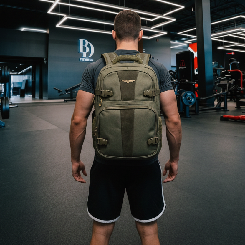 Sac à Dos Grande Capacité – Design Militaire & Parfait pour le Gym, le Bureau & le Voyage