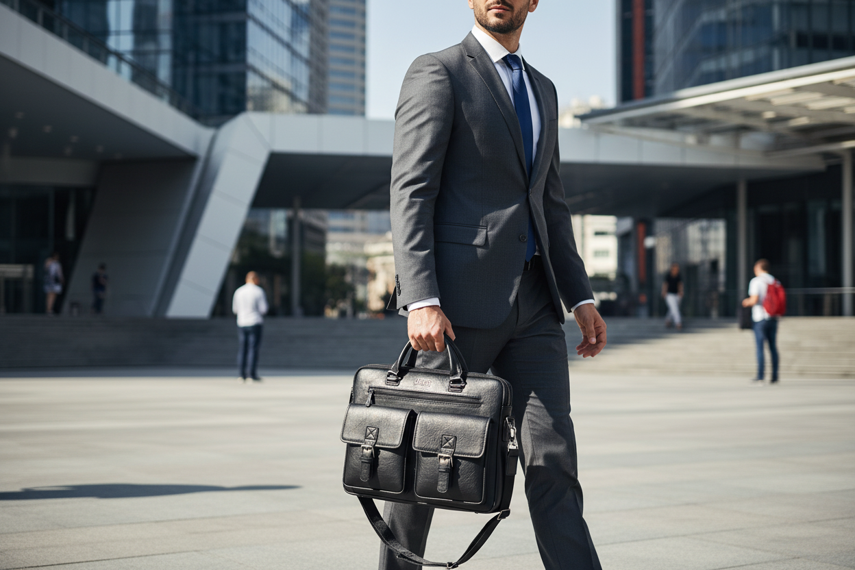 Cartable Business Jeep Buluo en Cuir – Praticité & Style au Quotidien