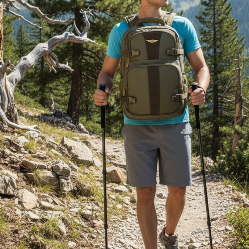 Sac à Dos Grande Capacité – Design Militaire & Parfait pour le Gym, le Bureau & le Voyage